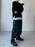 Side Zipper Round Knit