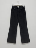 109 Black Denim Semi Bootcut Denim