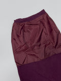 Jacquard flower long skirt