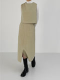Cand Mohair Button Vest