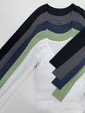 [Basic Item]Tolin V-Neck Tension Long-Sleeve T-Shirt