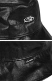LEATHER BUCKET HAT