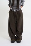 Latte stripe fleece pants