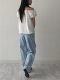 716 High Waist Wide Denim