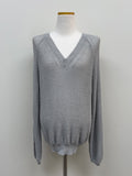 Anna V-neck see-through loose fit knit