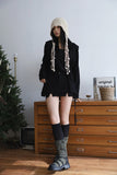Padded string middle ugg boots