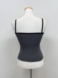 Stripe Bra Top Sleeveless