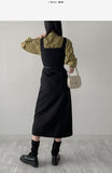 [Long ver.] Pecan Adjust Sleeveless One Piece