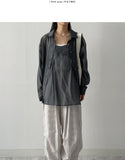 Nami Tencel See-through Loose Fit Shirt
