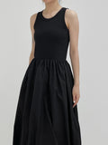 Mix Layered Long One Piece