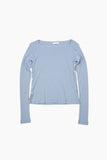 Side button slit long sleeve