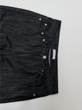 [non-fade/unisex] Rainy Semi Wide Denim Pants