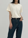 [INC MADE] Silket Cotton Short Sleeve T-Shirt