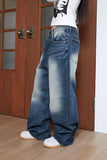 tin brush over denim