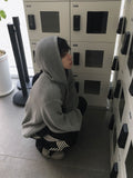 Meliou Crop Knit Hood Zip-Up