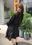 TIERED COTTON SKIRT