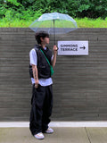 Crop Washer Pocket Hood Vest