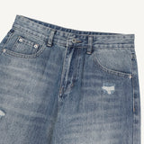 Wearable Damaged Denim Pants