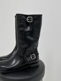 Buckle Roundto Midi Boots