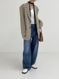 Milano Overs Fit Single Blazer Jacket