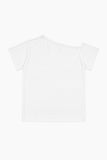Off-shoulder boxy T-shirt