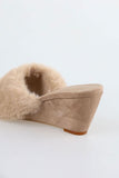 Annie Fur Wedge Stiletto