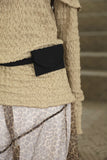 Leopard layered skirt