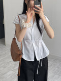Ruhe Strap Cap Blouse