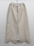 Organza chiffon layered long skirt
