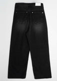 MAXI BLACK WIDE DENIM PT