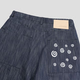 Eddy slub point denim pants