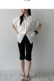 Span incision biker shorts