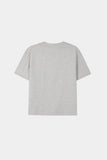Regular fit cropped short-sleeve T-shirt