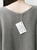 [Premium] Whole garment cashmere raglan knitwear