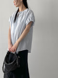 Hidden Puff Loose Fit Blouse