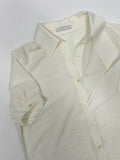 [Short Sleeve Version] Bob Tie Loose Fit Blouse