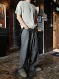 Real Linen Wide Denim