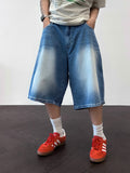 Light Sandwashing Spec Blue Denim Pants