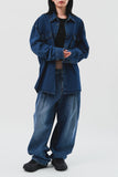 Cole Side Tuck Wide Denim