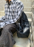 Suss grunge check shirt