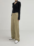 [unisex] Rivet Cargo Cotton Wide Pants