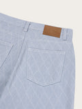 (W) Diamond Denim Pants