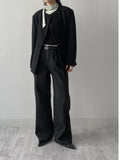 106 High-Waist Wide Denim Pants