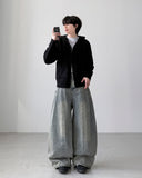 Dine Cable Knit Zip-Up