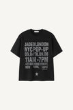 Pop-up vintage print T-shirt