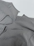 Cowl Belted Loose-Fit Blouse