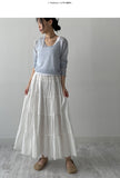 [Planning] Linen Viscose U-neck Knit