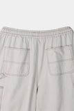 Washed Volume Carpenter Bermuda Pants