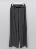 Davi Belted Wide Slacks