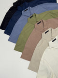 [unisex] Milk Nylon Overfit Half Shirt
